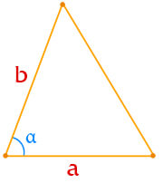 Площадь треугольника по двум сторонам и углу между ними